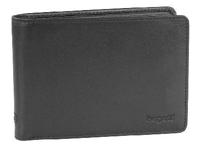 Портмоне BUGATTI Primo, натуральная воловья кожа, 12,5х1х9 см