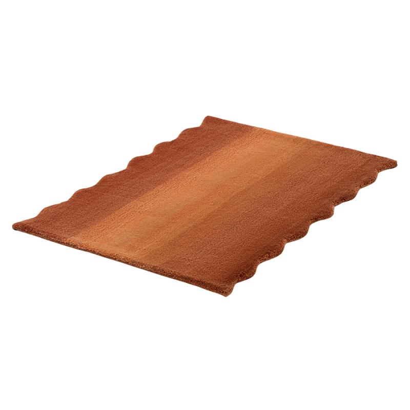 Ковер из шерсти over horizon  из коллекции trendy ruffles, 60х90 см