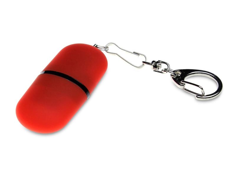 USB 2.0- флешка Goutte Soft-touch на 8 Гб каплевидной формы