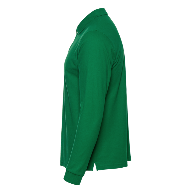 Рубашка поло мужская STAN длинный рукав хлопок/полиэстер 185