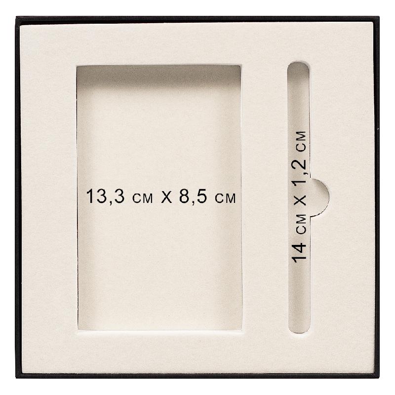 Коробка подарочная, размер 18*18*2 см, Solution Superior Linen,  ложемент под ручку и прямоугольный предмет