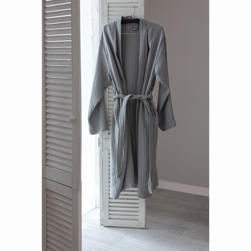 Халат из многослойного муслина  из коллекции essential, размер m