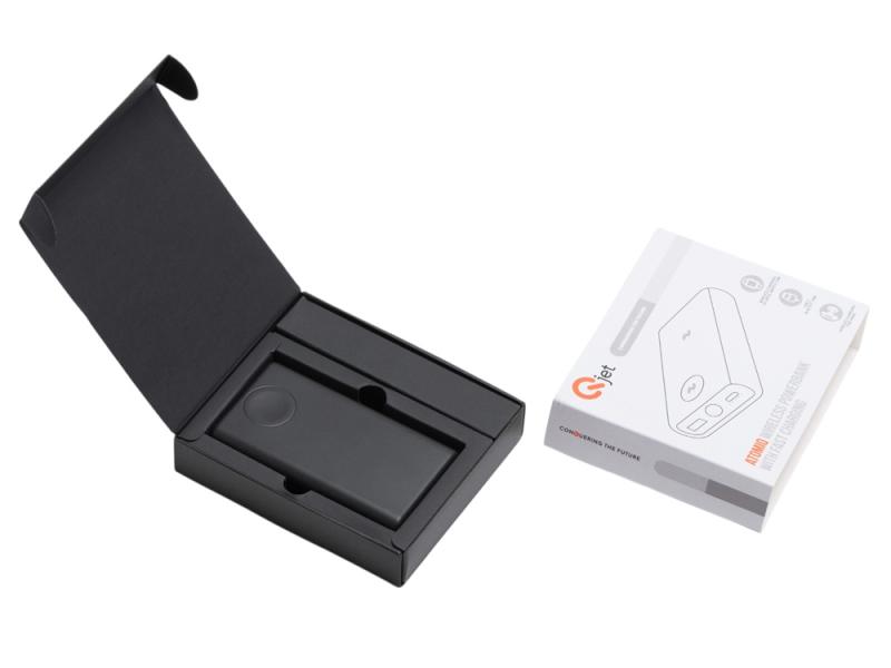 Внешний беспроводной аккумулятор 2-в-1 с функцией зарядки Apple Watch, QC/PD AtomIQ, 10000 мАч