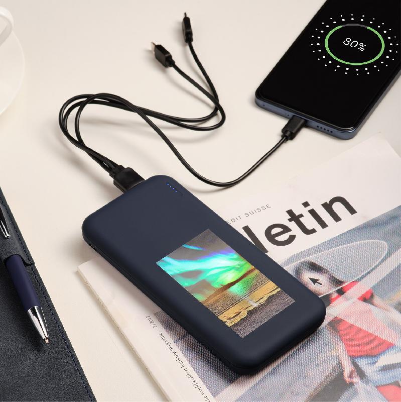 Внешний аккумулятор с подсветкой Luce 10000 mAh