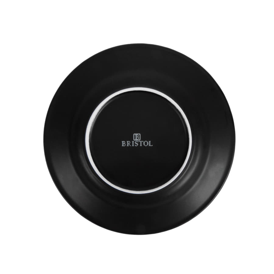 Чайная пара ICE CREAM, голубой с белым кантом, 200 мл, фарфор