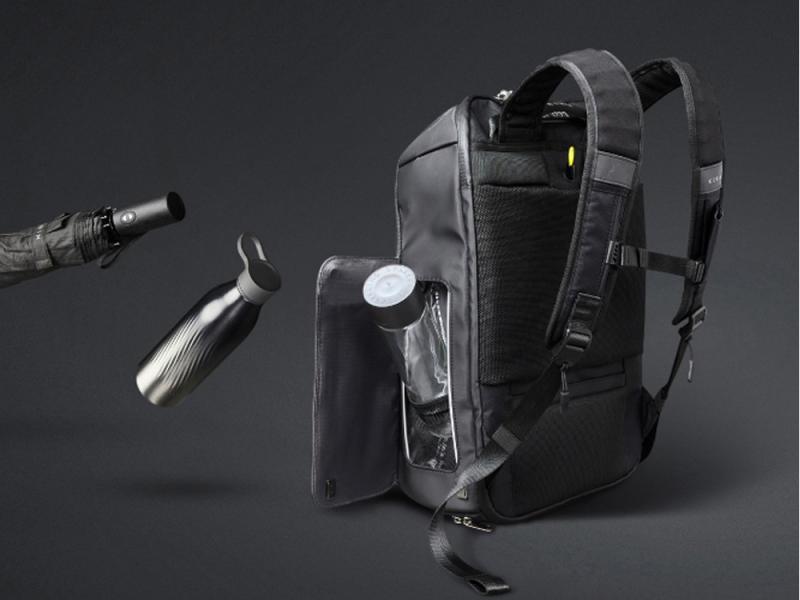 Водостойкий антикражный рюкзак FlipPack для ноутбука 15.6