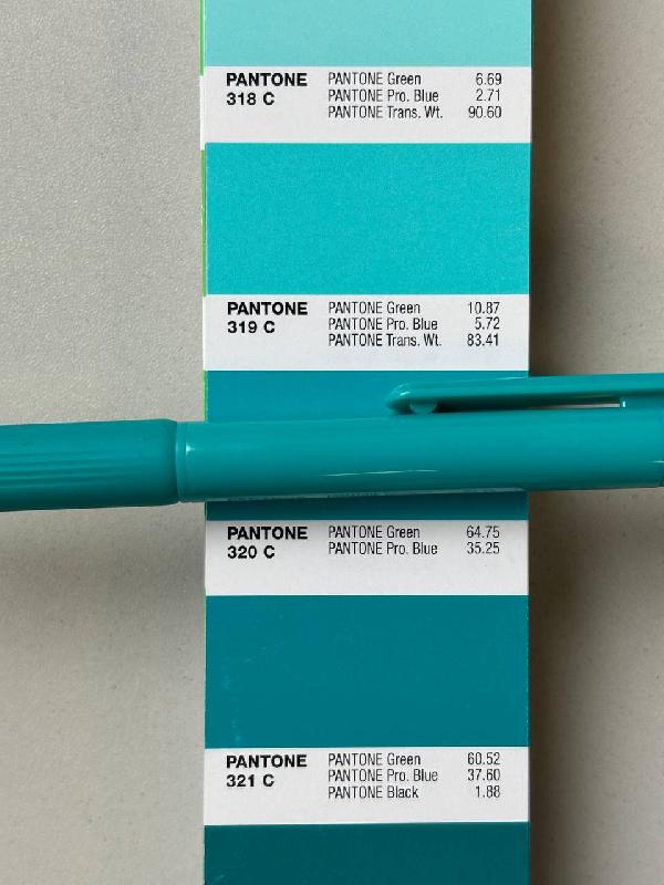 Ручка шариковая Flora Color с полугелиевым стержнем