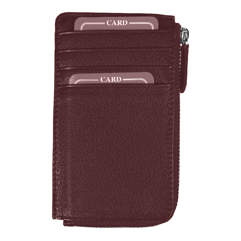 Универсальный футляр для кредитных карт и монеткартхолдер Leather Life из нат. кожи