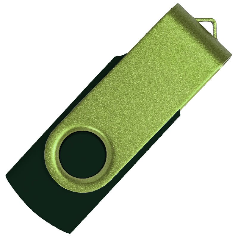 Флеш накопитель USB 2.0 Twister Сolor Mix 16GB, пластик Софт Тачметалл