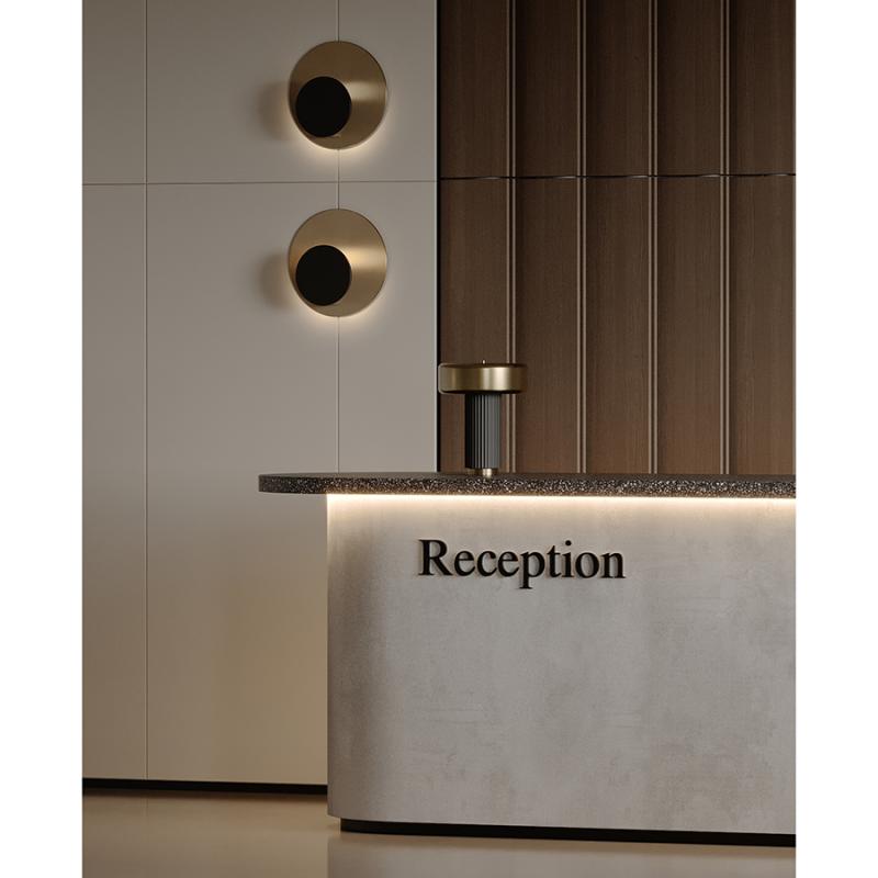 Лампа настольная stone, D27х35 см