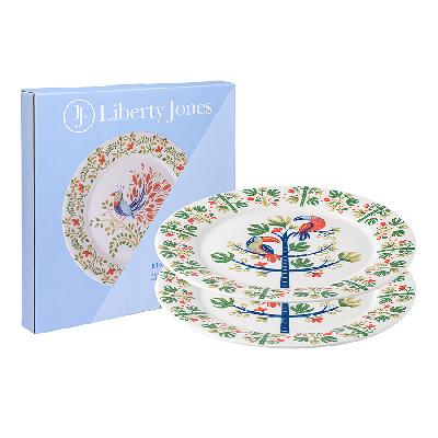 Набор тарелок toucan из коллекции  of paradise в подарочной упаковке, D28 см, 2 шт.