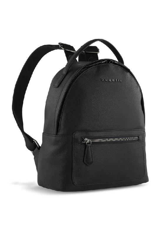 Рюкзак женский BUGATTI Bella, воловья кожаполиэстер, 24,5х12х27 см
