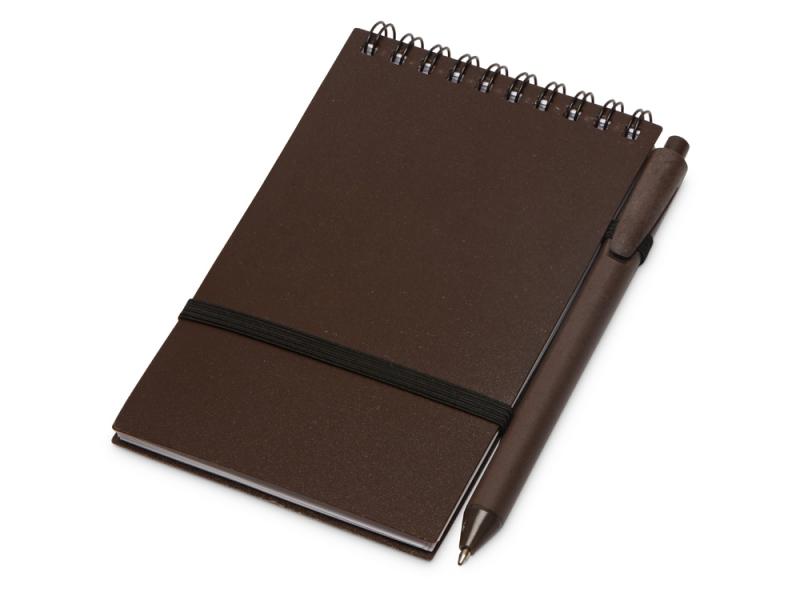 Блокнот Kaffi S с обложкой из кофе и пластика