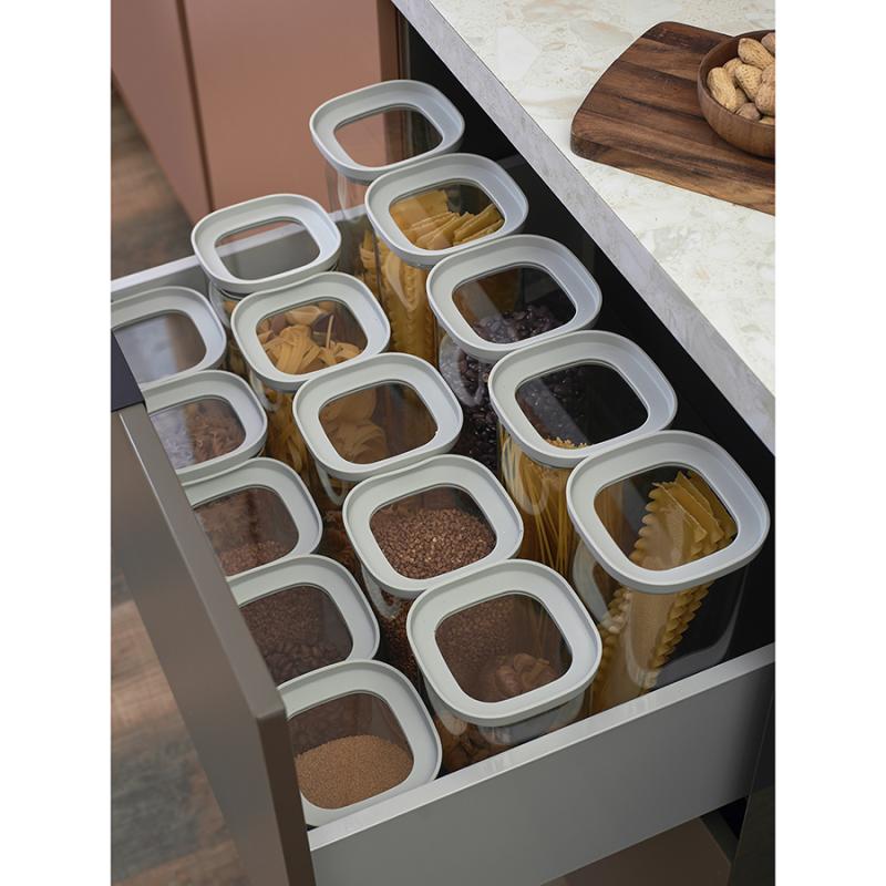 Банка для хранения стеклянная с крышкой, 2 л