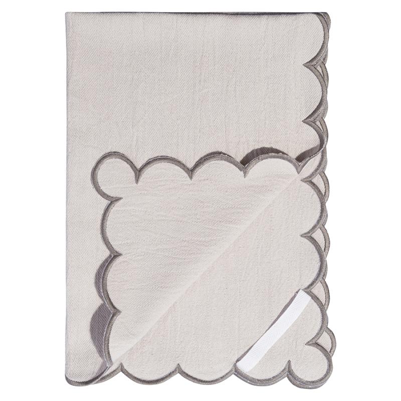 Набор кухонных полотенец с контрастным кантом  из коллекции trendy ruffles, 50х70 см