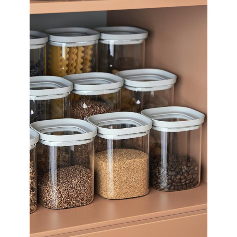 Банка для хранения квадратная vacuum glass, 1,5 л