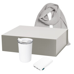 Подарочный набор Strada, Ancor, Forges,  (термокружка, аккумулятор, шарф)