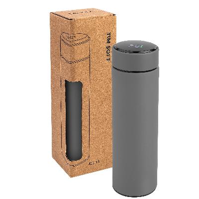 Термос TIM SOFT с индикатором температуры 420мл.