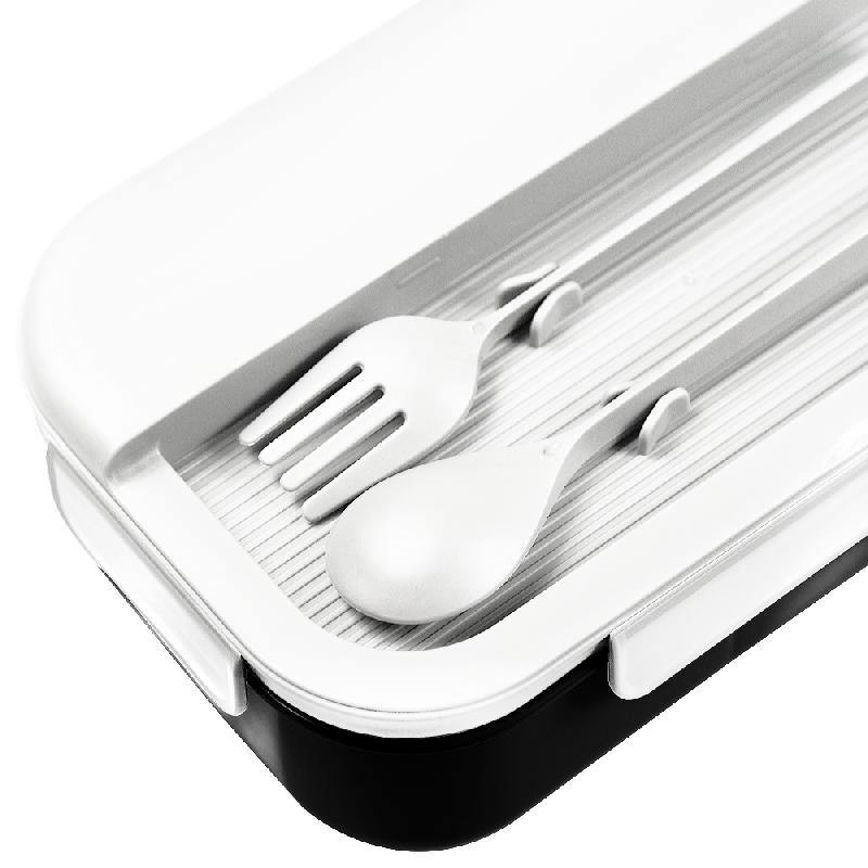 Герметичный контейнер для еды (ланч бокс)  BON VOYAGE Print Sample  Стройтрест , пластиковый, бело-, 1100 мл.