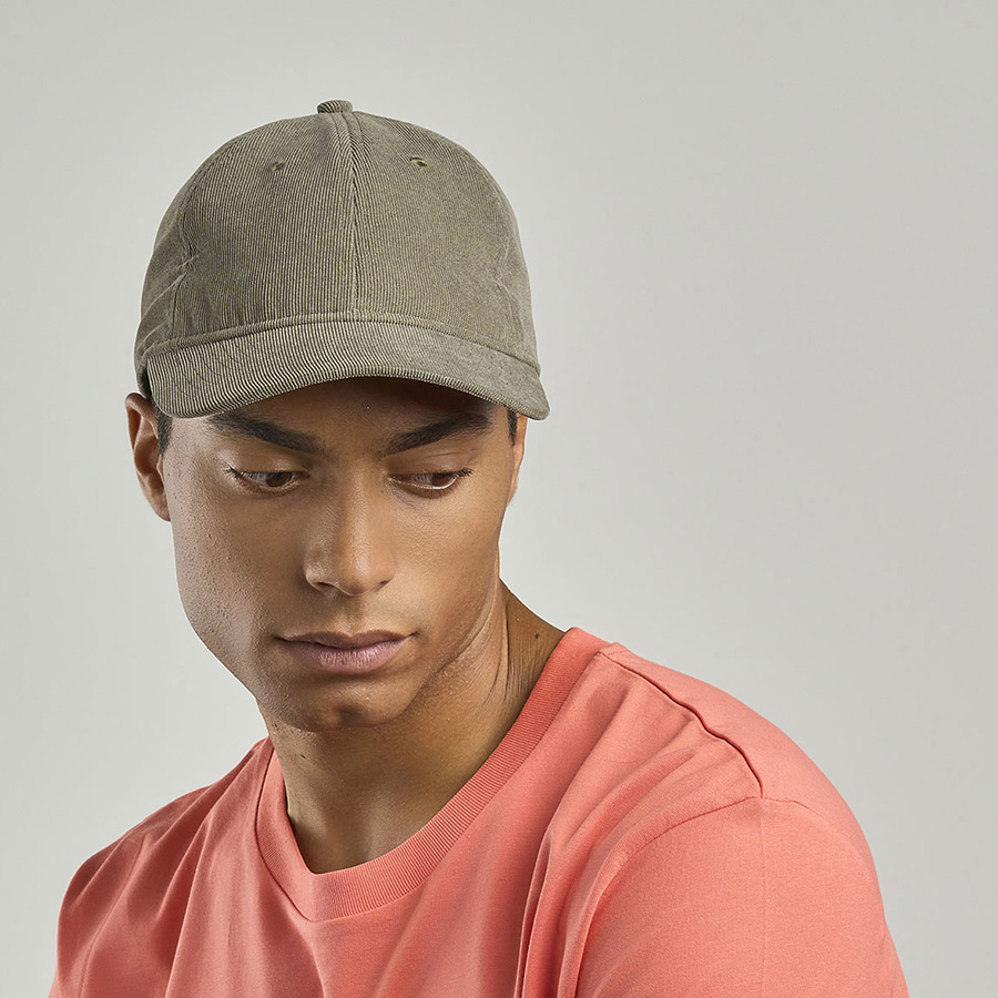 Бейсболка "CREEP-S", бежевый, 100% перераб. полиэстер, плотность 215  г/м2, металлическая застежка