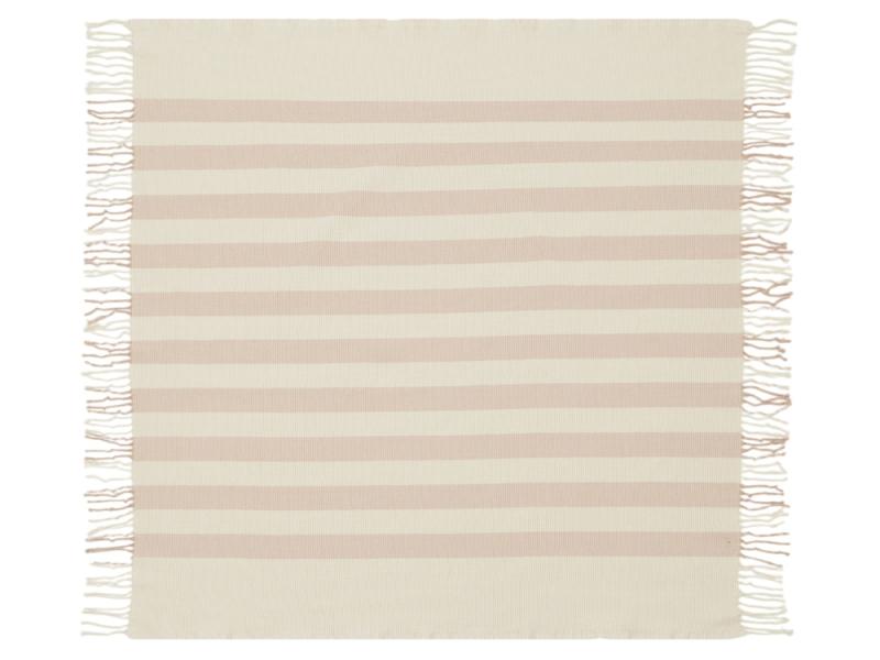 Плед Reglet из хлопка с бахромой