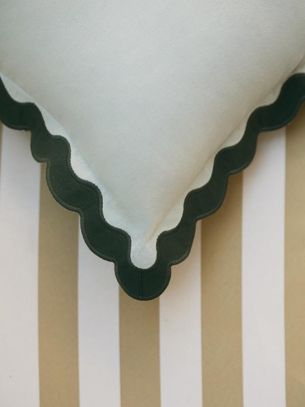 Чехол на подушку с контрастным кантом  из коллекции trendy ruffles, 40х40 см