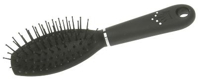 Расческа Dewal Beauty серия "Шарм" массажная с пластиковым штифтом, овальная мини 18 см