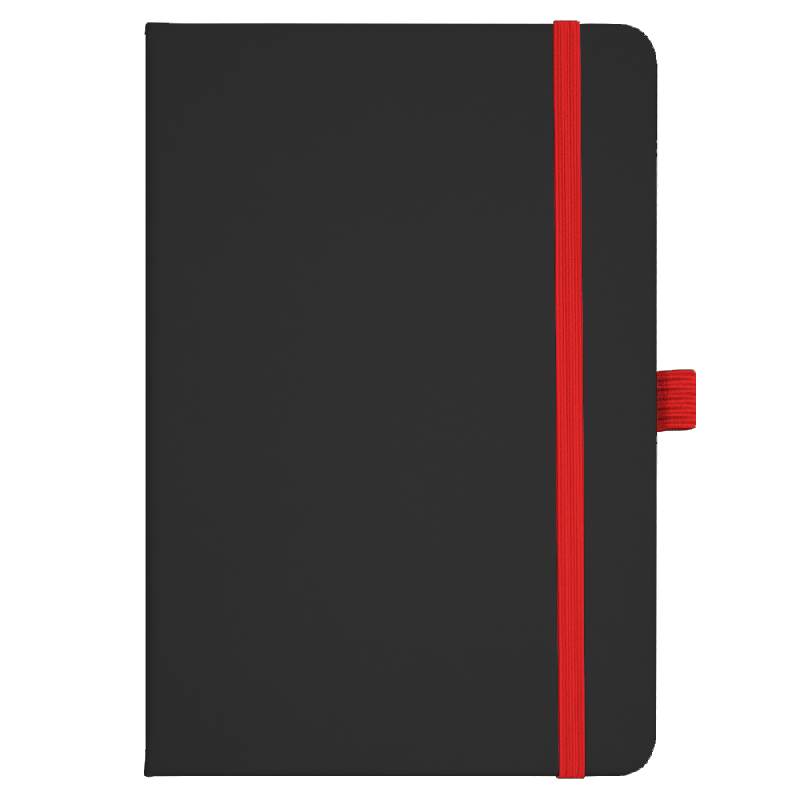 Блокнот Forest  Alfa Polo  Soft А5, недатированный, в твердой обложке, с красной резинкой и петлей для ручки