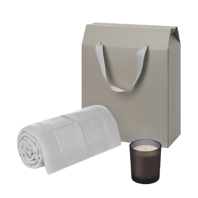 Подарочный набор Enigma. Cella Soft,  (свеча, плед)