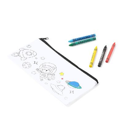 Пенал детский SOLAZ, белый