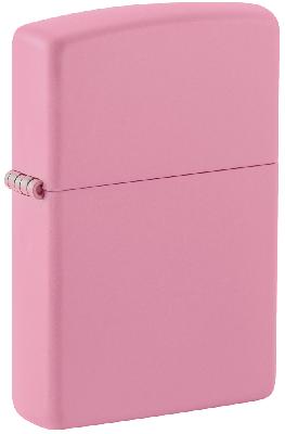 Зажигалка ZIPPO Classic с покрытием Pink Matte, латунь, овая, 38x13x57 мм