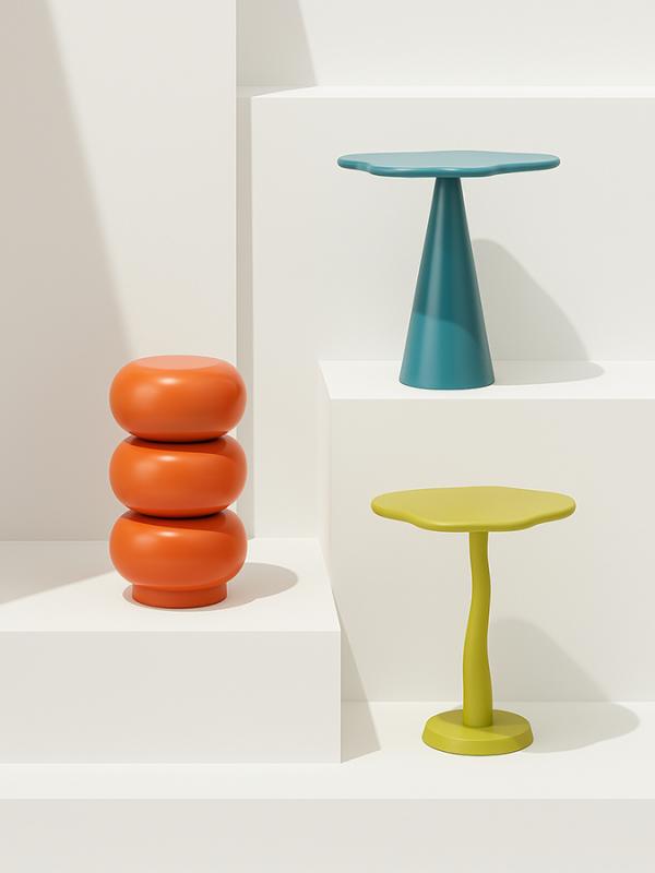 Табуретстолик swell, D33 см, апельсин цедра