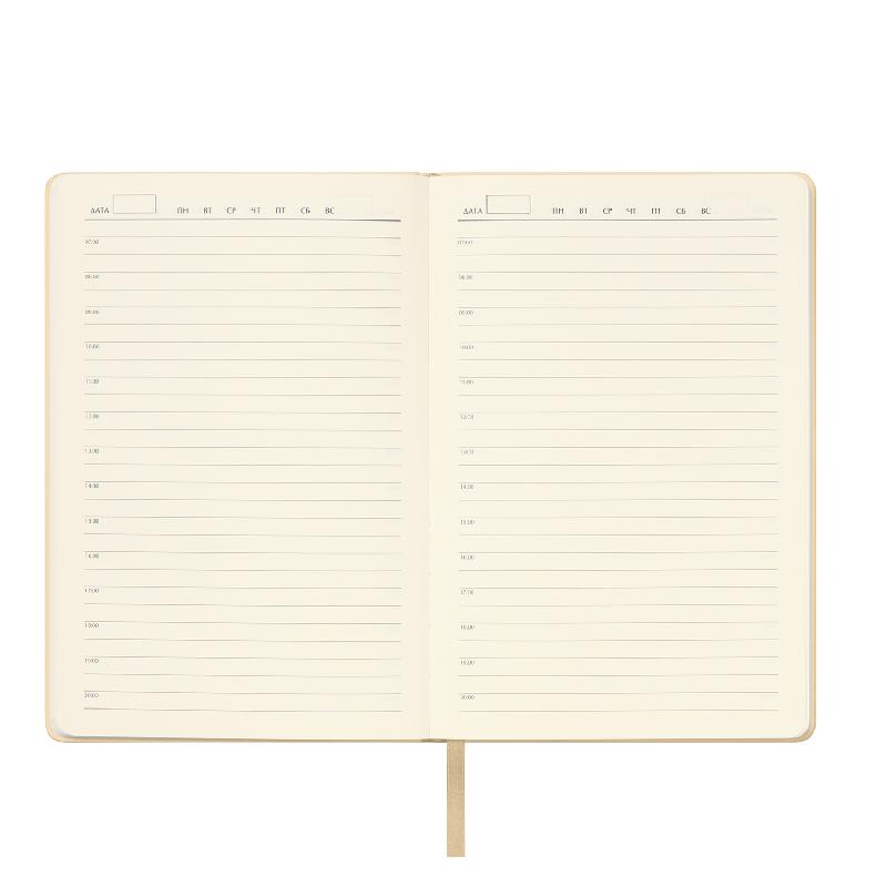 Ежедневник Spark недатированный,  золото (с упаковкой, со стикерами)