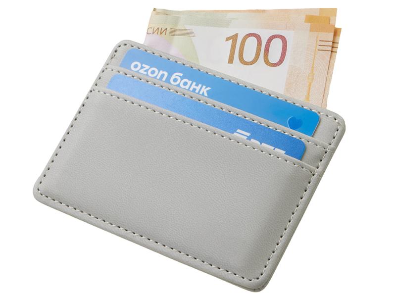 Картхолдер для двух карт и наличных денег с зажимом Crave