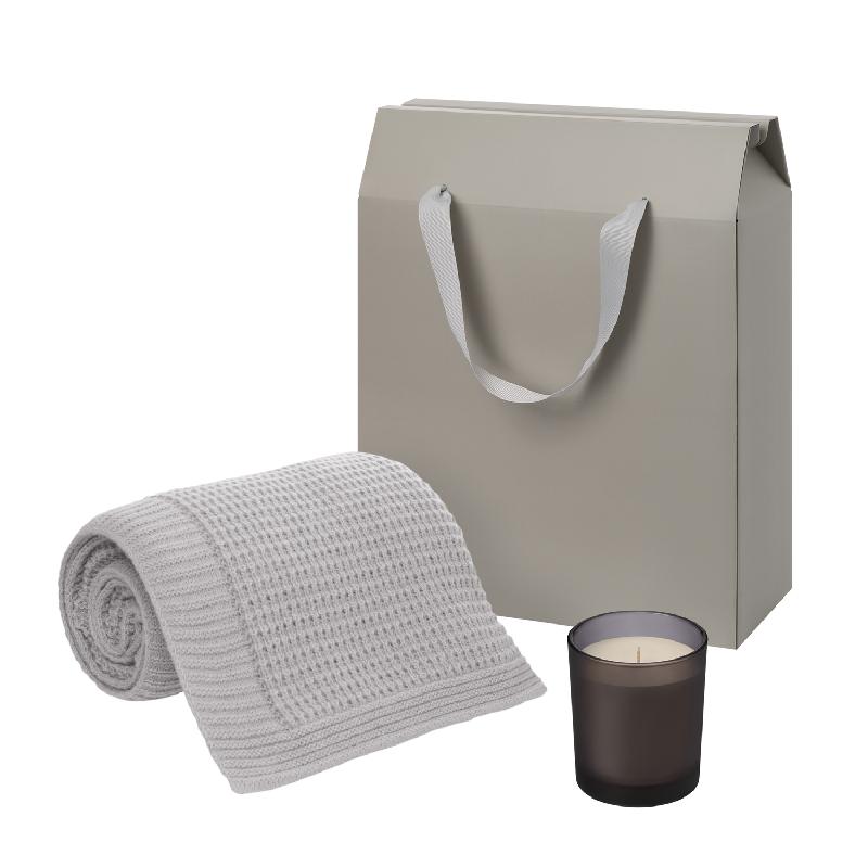 Подарочный набор Enigma. Malta Soft,  (свеча, плед)