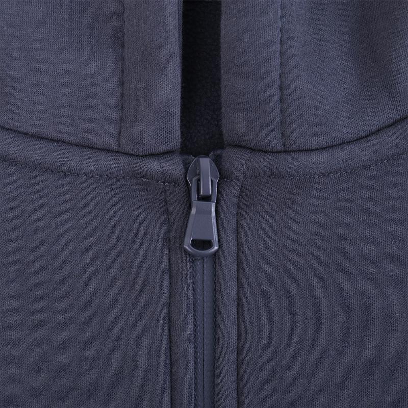 Толстовка унисекс оверсайз на молнии с капюшоном сэндвич 320, 100, Графит (101)