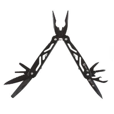 Мультитул Stinger, 100x40 мм, 12 функций, алюминий, в комплекте нейлоновый чехол