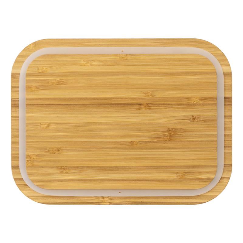 Набор контейнеров для запекания и хранения eco store с крышками из бамбука, 3 шт.