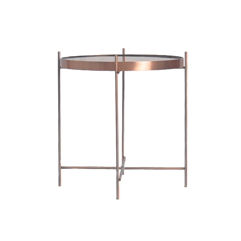 Столик josen, D43 см, медный
