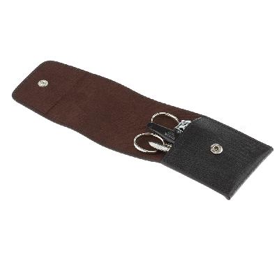 Мужской набор DEWAL для бороды, усов и ногтей серии "FOR MEN", 4пр Футляр: натуркожа