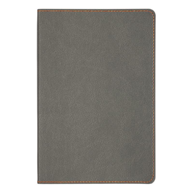 Ежедневник Flexy Latte А5,  с оранжевым срезом, недатированный, в гибкой обложке