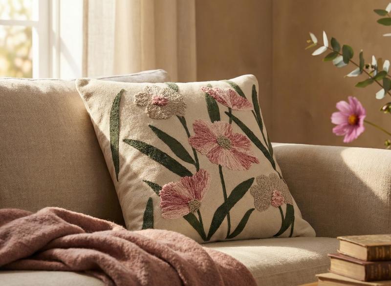 Подушка декоративная summer garden из коллекции ethnic, 45х45 см