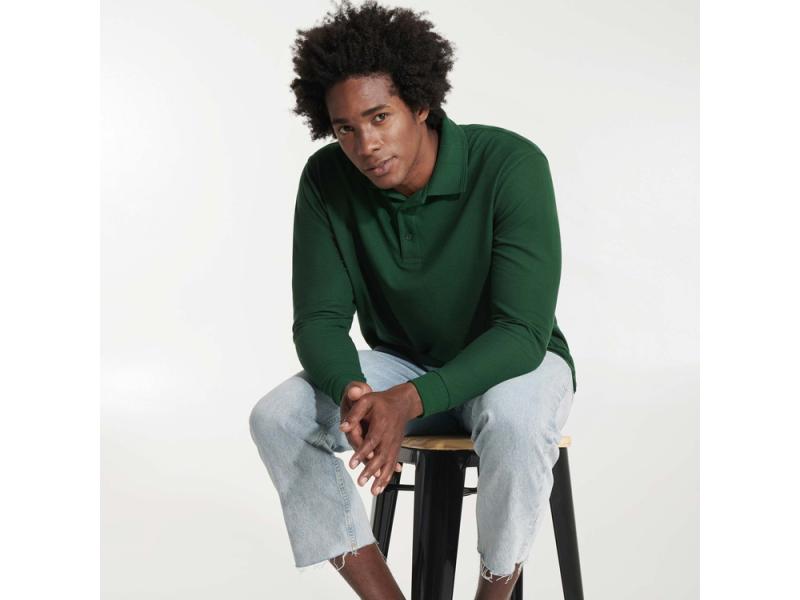 Рубашка поло Carpe мужская с длинным рукавом