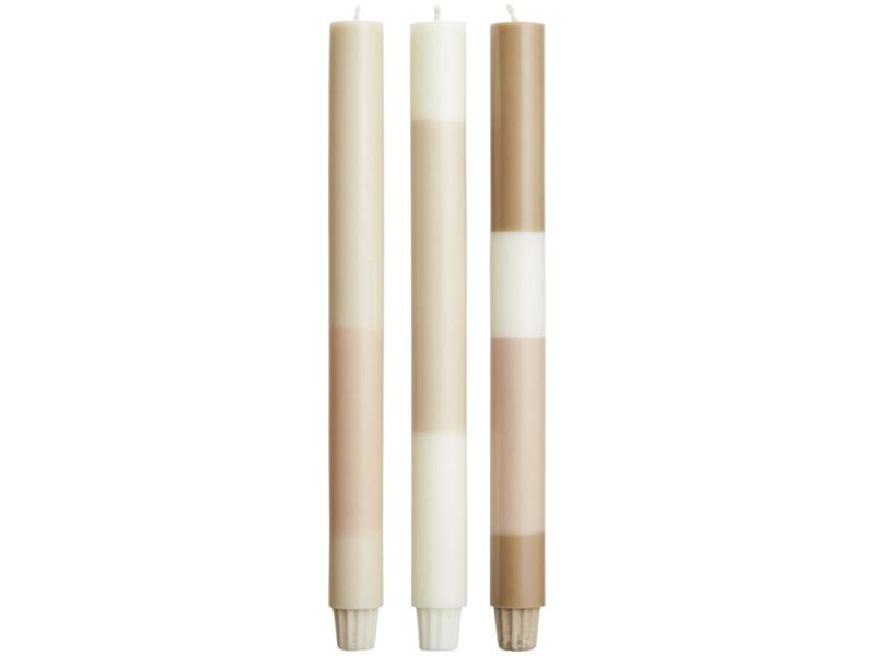 Набор свечей из растительного воска, 3 шт