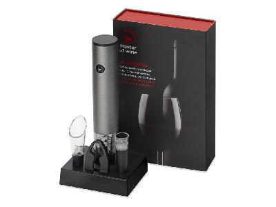 Набор аксессуаров для вина с электрическим штопором и док-станцией Palermo