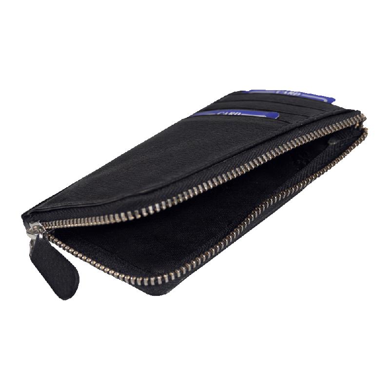 Универсальный футляр для кредитных карт и монеткартхолдер Leather Life из нат. кожи