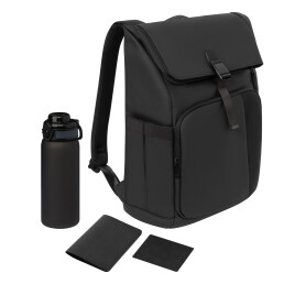 Подарочный набор Grand,  (обложка на паспорт, картхолдер, бутылка, рюкзак)