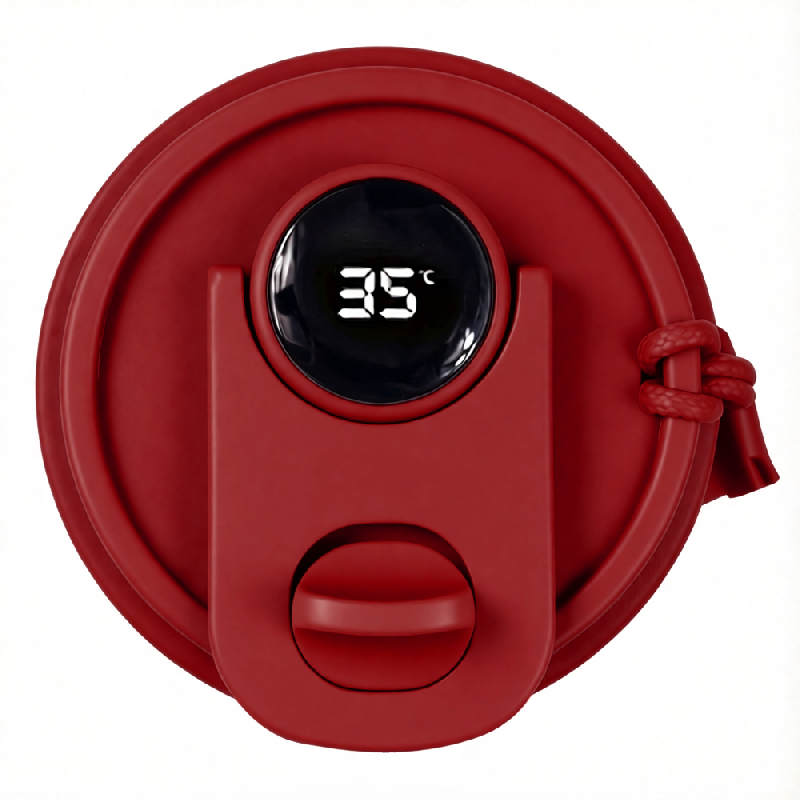 Термокружка Osaka с датчиком температуры, вакуумная, стальная, 410 мл, матовая