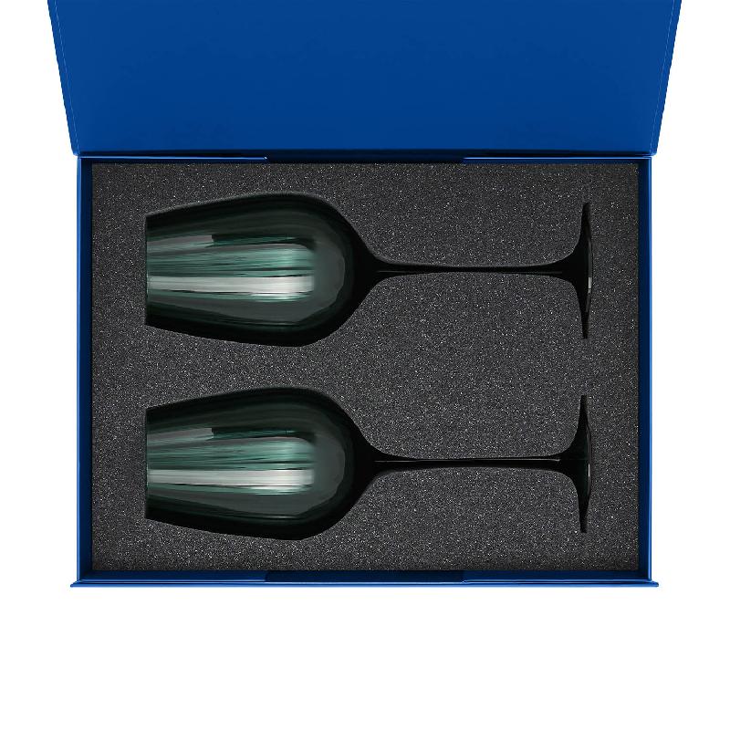 Подарочный набор 2 бокала для вина Capri в синей коробке