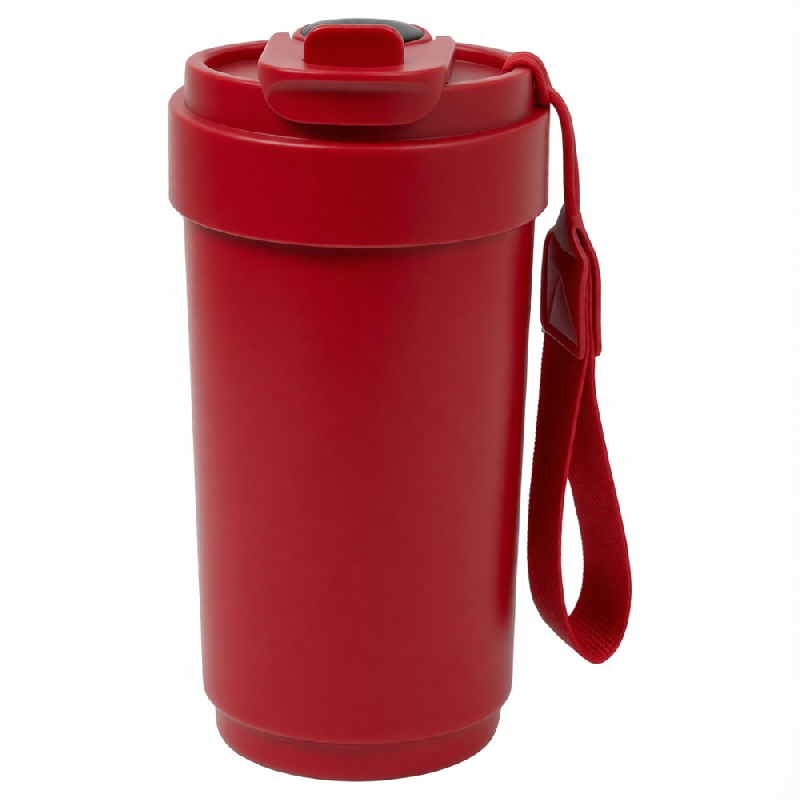 Термокружка Osaka с датчиком температуры, вакуумная, стальная, 410 мл, матовая